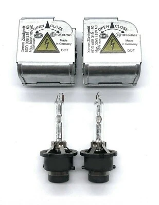 2x Nuevo OEM Audi A6 S6 A8 S8 Encendedor de xenón Lámpara HID Enchufe de encendido + Bombillas D2S Foto 1 de 2