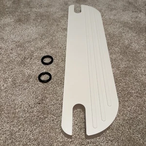White IKEA High Chair Foot Rest, Compatible Antilop Chairs Adjustable Height - Picture 1 of 7