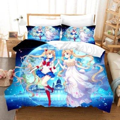 Anime/SAILOR MOON/Doona Cover/Double-sided Pillowcase/Duvet Cover/Bed Set - Bild 1 von 4