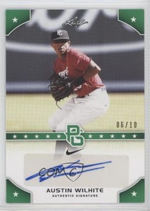 2015 Leaf Perfect Game National Showcase Green /10 Austin Wilhite #PG-AW1 Auto