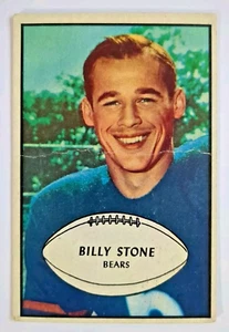 1953 Billy Stone Chicago Bears Bowman Large Football Card # 29 Creased - Picture 1 of 3