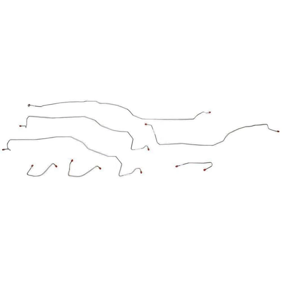 Front Brake Line Kit Fits Cadillac Escalade 2003-2008 w/ 4WD-TKT0314SS - Image 1 of 1