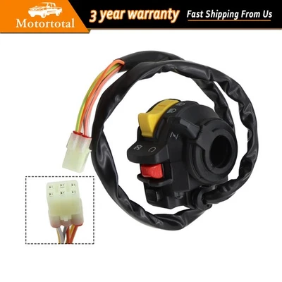 Left handlebar switch assembly For Suzuki Ozark 250 2002-2014 plastic black Foto 1 de 4