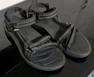 Teva Terra Fi Lite Sport Sandals Womens 11.5 Black - Picture 1 of 6