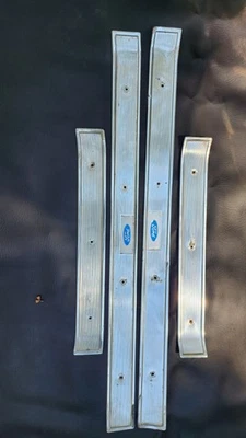 86-1991 FORD LTD CROWN VICTORIA MERCURY GRAND MARQUIS Door Sill Plates SET OF 4 - Image 1 of 4