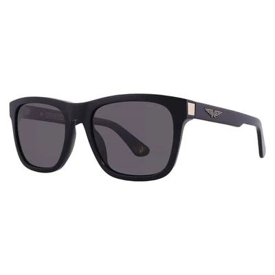 Gafas de sol Police plateadas con espejo cuadradas para hombre SPLE37 700X 56 SPLE37 700X 56 Foto 1 de 4