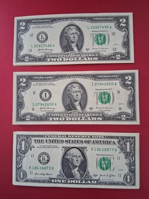 Lot of  75 Bills Odometer, stuck digit, high rise, Gas  pump Error Notes - Image 1 of 4