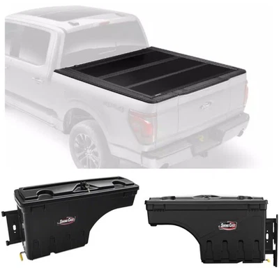 UnderCover Ultra Flex Tonneau Cover & Swing Case Toolboxes for Ram 1500 76" Beds Foto 1 de 4