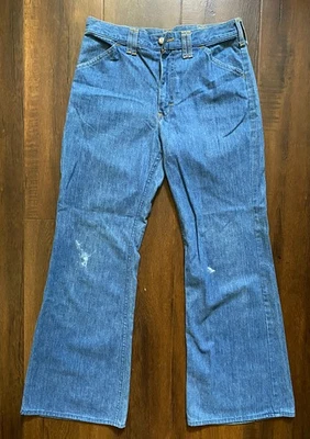 Vintage 70s Lee Bootcut/bellbottom Jeans Made in USA - Image 1 of 4