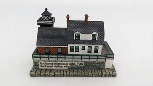 LEFTON Historic Miniature Lighthouse "Rockland Breakwater Light"Maine Built 1902 - Picture 1 of 10