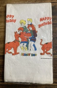 Vintage New Sealed 1972 Scooby-Doo Happy Birthday Table Cover Cloth 54"x96" - Picture 1 of 6