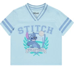 Disney Lilo and Stitch Girls Short Sleeve T-Shirt- Stitch Girls Volleyball... - Picture 1 of 6