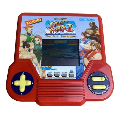 Vintage 1994 Tiger Electronic Talking Super Street Fighter 2 Capcom Tested - Image 1 of 4