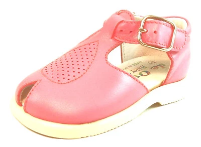 DE OSU - España - Sandalias Pescador Fucsia Rosa Bebé Niñas - Zapatos Europeos - Talla 3-6 Foto 1 de 4