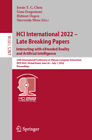 HCI International 2022 – Late Breaking Papers: Interacting with eXtended
