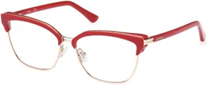 Marco de gafas ópticas de plástico GUESS GU2945 rojo brillante 066 54-15-135 GU 2945 RX - Imagen 1 de 3