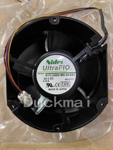 1pc New Nidec X17L24BS1M5-09 K01 Cooling fan 24V DC 3.8A  Fast Ship - Picture 1 of 2