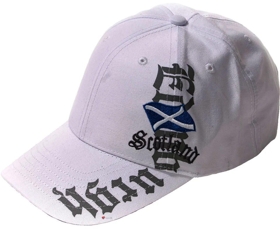 Baseball Cap Edinburgh Vertical Cap White Adjustable strap — 第 1/1 张图片