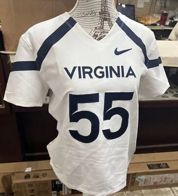 Nike Virginia Cavaliers Digital HyperElite Lacrosse Jersey Womens M White DC7671 - Image 1 of 4