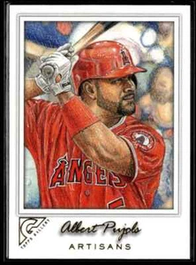 2017 Topps Gallery Artisans Albert Pujols Los Angeles Angels #161 - Picture 1 of 2