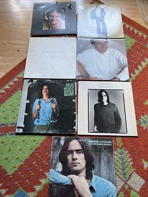 James Taylor 1970s LPs: sweet baby james, walking man, mud slide slim, +++ - Image 1 of 4