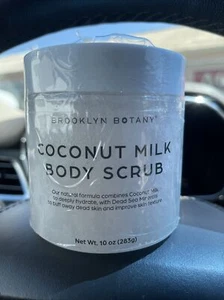 Brooklyn Botanica Scrub corpo sale e latte di cocco - Idratante 10 once - Foto 1 di 4