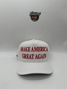 Official Authentic Donald Trump White Victory MAGA Make America Great Again Hat - Picture 1 of 4