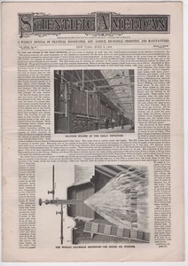 1898 SCIENTIFIC AMERICAN JOURNAL SCIENCE MECHANICS WORLD COLUMBIAN EXPO BOILERS - Picture 1 of 5