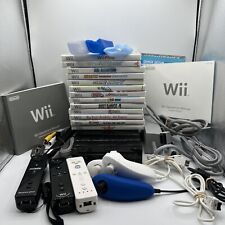 Wii Nintendo RVL-101 console bundle with games