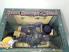 The Ultimate Soldier WW2 German Motorcycle with Sidecar 21st Century Toys 2001 