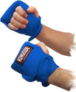 Guanti Ponderati 4lb Blu Chiusura con Gancio e Passante Robusti Comodi Materiale Lycra - Foto 1 di 1