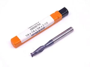 NEW HERTEL 1/4 O.D. 3/4 LOC AlTiN CARBIDE END MILL 1/4 SHANK 2 FL 59928754 .25 - Picture 1 of 4