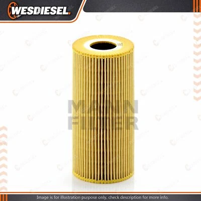 MANN Oil Filter for SsangYong Musso Sports Rexton 2.9 88kw SUV Ute Diesel 03-07 - image 1 of 2