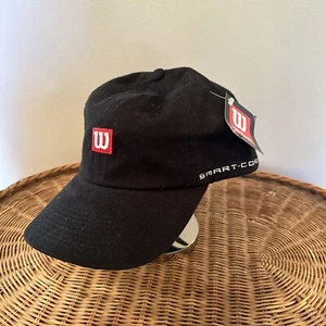 Vintage Wilson Fat Shaft Smart-Core Black Golf Baseball Hat Cap #8A - Picture 1 of 8