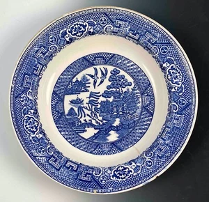Vintage Antique Homer Laughlin Blue Willow China Bowl 8" - Picture 1 of 5