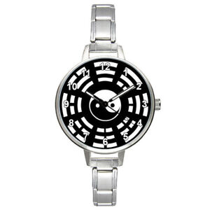 Chinese Tao Yin Yang Pa Kua Feng Shui Unisex Italian Charm Wrist Watch BM878