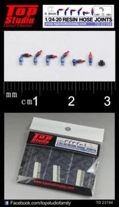 TD23194 - 1/24 - 1/20 - 0,9mm RESIN HOSE JOINTS - Imagen 1 de 1