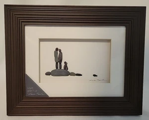 Sharon Nowlan Kiesel Kunst loyal und wahr 8"x 10" gerahmt - Bild 1 von 3