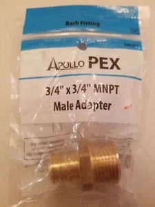 Apollo PEX 3/4" x 3/4" Male Adapter - APXMA3434 (P4) - Picture 1 of 1