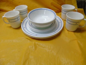 Corelle Country Hearts Set 15 pieces missing 1 bowl - Picture 1 of 7