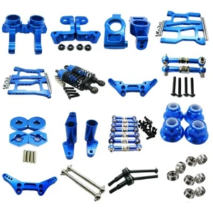 Aluminum Metal CNC Upgrade Parts DIY Fit for 1/10 HPI RS4 Sport 3 Rc Car NB-blue - Picture 1 of 35