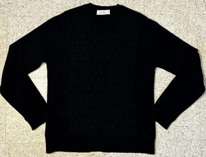 Pringle Of Scotland V-Neck Sweater Men's Large Blue 80% Wool 20% Cashmere Preppy - Picture 1 of 11