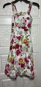 Jenny & Me Girl’s Fluffy Skirt Dress Floral Print 14 - Picture 1 of 7