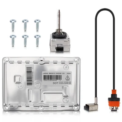 Headlight Ballast Xenon HID w/ Bulb Cable For 2000-2006 Audi A4 A4 Quattro S4  - Image 1 of 4