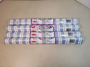 Lot Of 4 Rubbermaid Vintage Contact Paper Self Adhesive 1991 Villa Flora Flowers - Picture 1 of 7