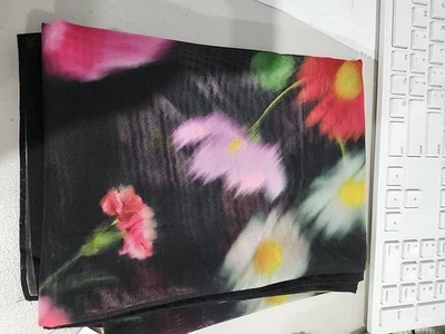 Anne Klein Blurred Floral oblong Scarf NWT - Image 1 of 4