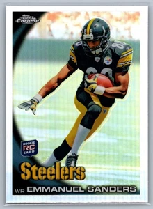 2010 Topps Chrome #C106 Emmanuel Sanders Refractors - Picture 1 of 2