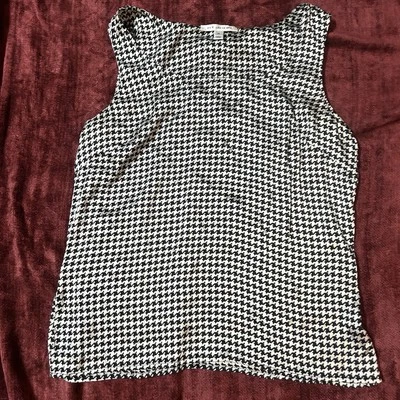 Top mujer St. John estampado geométrico talla M P8 Foto 1 de 4