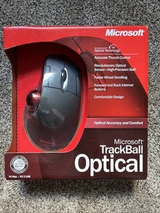 Vintage Microsoft TrackBall D67-00001 NOS New and Factory Sealed - Afbeelding 1 van 7