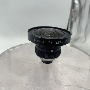 Television lens TOKINA 1..4-16 mm 4mm Made in Japan. Scuff On Lens - Picture 1 of 8